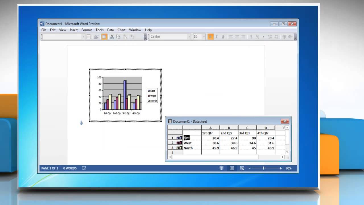 How To Make Chart In Word 2013