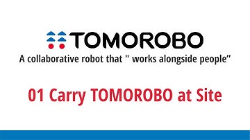 01 Carry TOMOROBO at Site/REBAR TYING ROBOT TOMOROBO Manual (English subtitle)