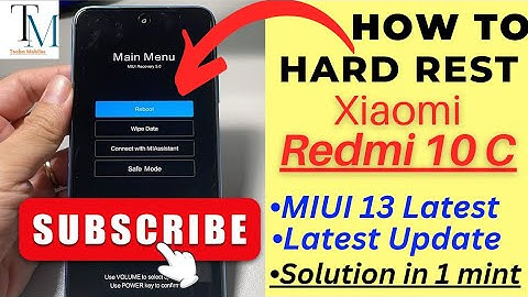 Xiaomi Redmi 10C (220333QAG) | How To Hard Reset | Tooba Mobiles