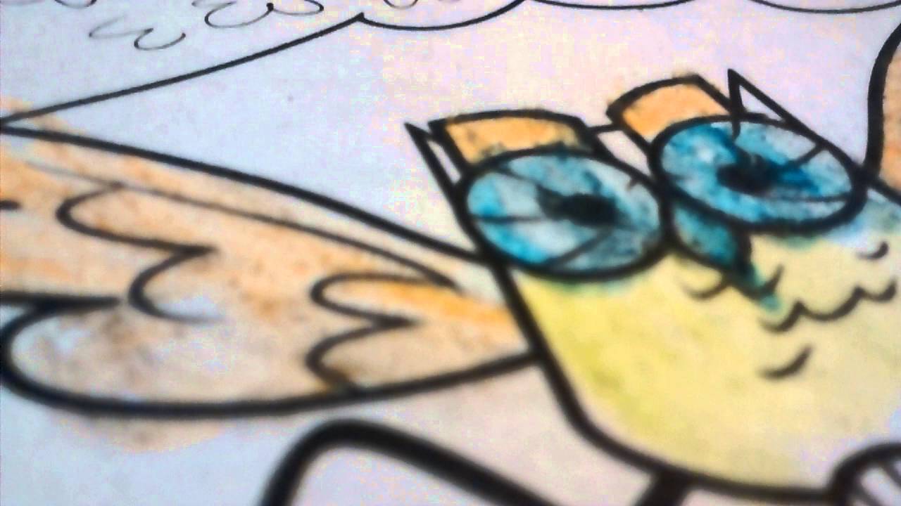 A kid coloring - YouTube
