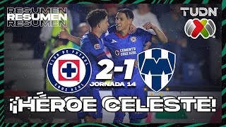 Resumen y goles | Cruz Azul 21 Monterrey | CL2024  Liga Mx J14 | TUDN