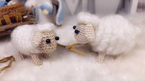 Nativity - Sheep ( Part 1 ) How to Crochet Amigurumi Sheep