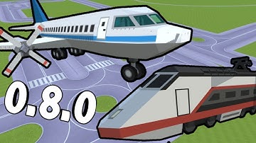 Simple Sandbox 2 Update 0.8.0 Aircraft, New Map, Train, And Others
