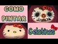 Como pintar GELATINAS / How to paint on Jello - DESDE MI COCINA by Lizzy