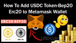 How To Add USDC Bep20 Erc20 to Metamask Wallet | USDC Coin screenshot 5