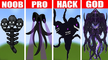 NOOB vs PRO vs HACKER vs GOD✨Wither Storm - Minecraft Pixel Art
