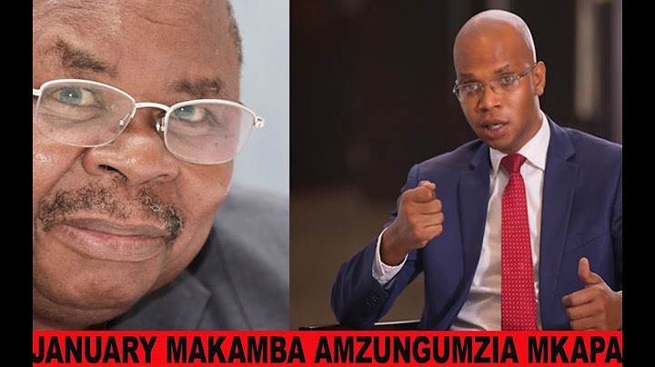 KUMBUKUMBU YANGU KUHUSU RAIS MKAPA "JANUARY MAKAMBA"
