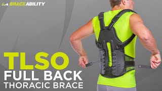 TLSO Thoracic Full Back Brace | Postural Kyphosis Support