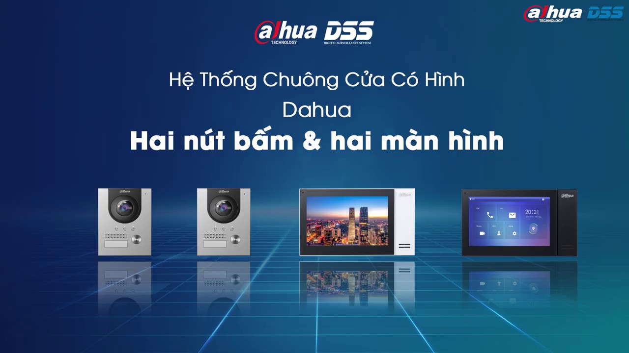 ตัวอย่าง ระบบ dss  New  Hướng Dẫn Cài Đặt \u0026 Sử Dụng Hệ Thống Chuông Hình Của Dahua DSS SIP Server – 1 Nút Bấm + 2 màn hình