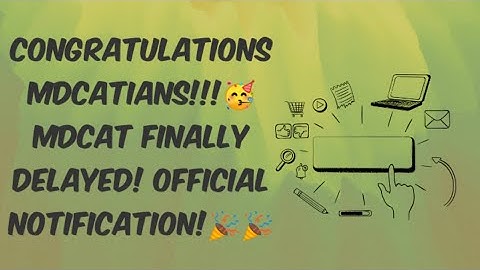 Congratulations Mdcatians! Breaking News Finally Mdcat Delayed#mdcatlatestnews #entrytest #mdcat2022