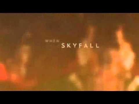 Skyfall opening titles by Adele