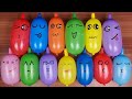 Fluffy Slime with Funny Balloons and Glitter Satisfying ASMR #1421