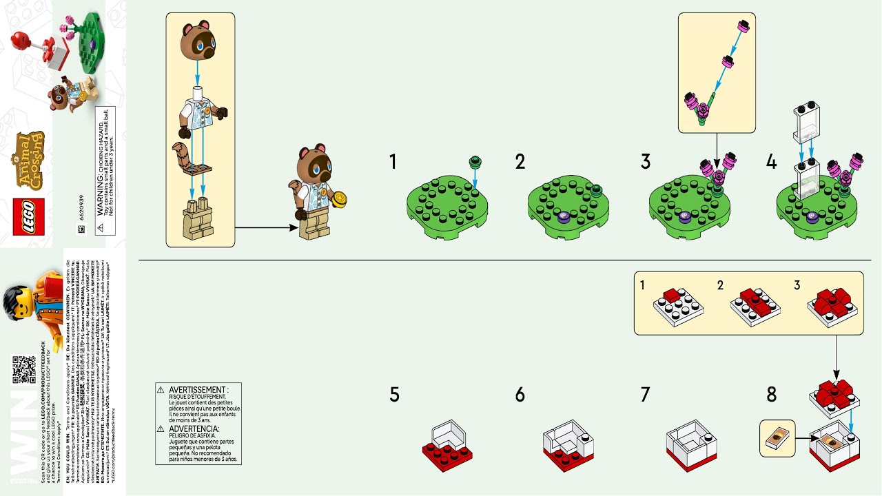 LEGO Instructions - Animal Crossing - 30731 - Tom Nook and Flying