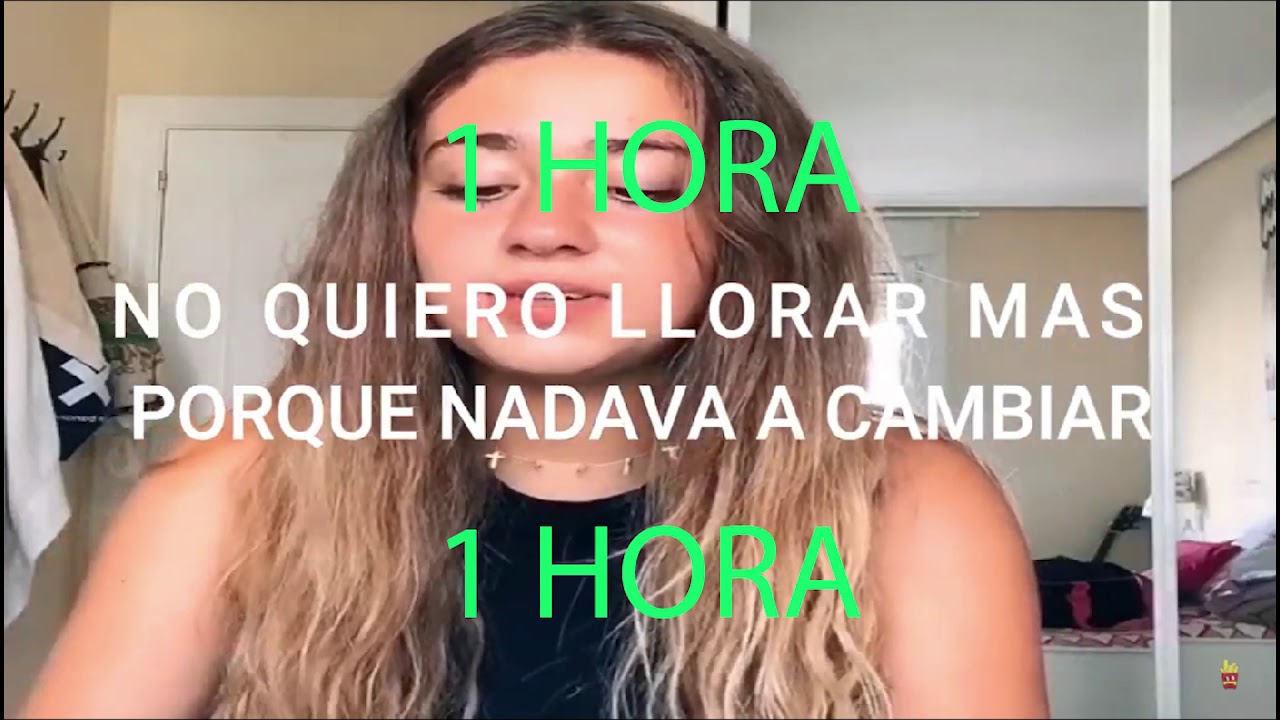 Canción más triste Lu Decker No quiero llorar TIK TOK 1 hora - YouTube