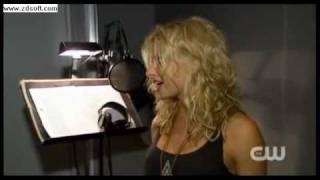 Aly Michalka In the Studio Recording "Brand New Day" for Hellcats