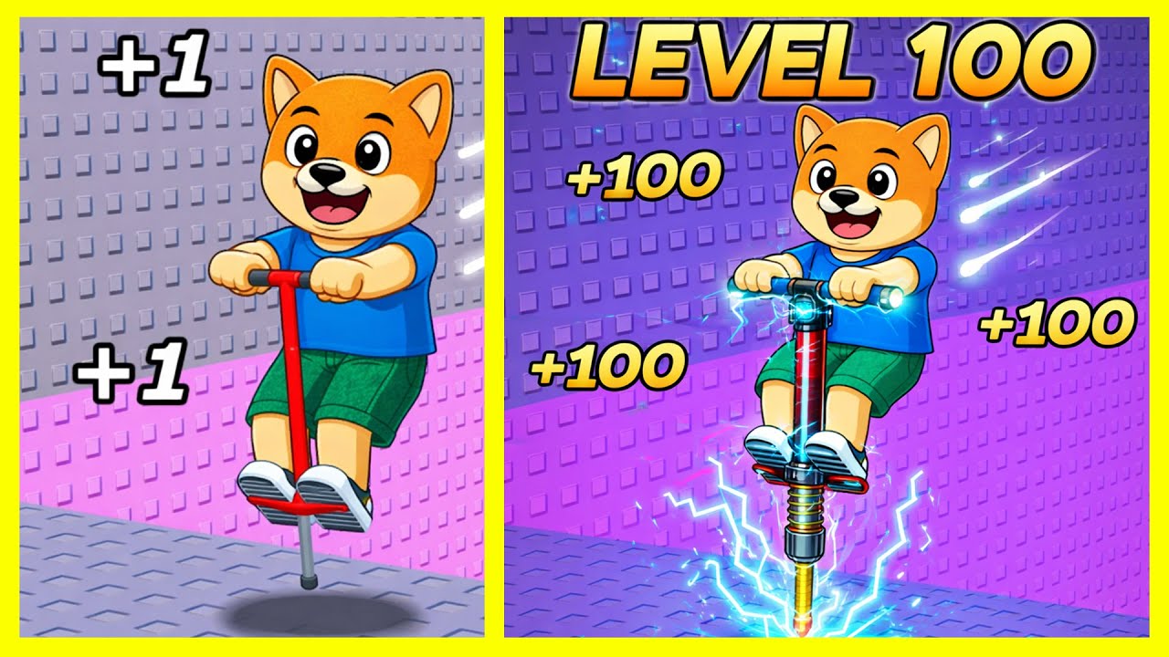 OBIT MELATIH LOMPATAN DARI PENDAK SAMPAI TINGGI! | +1 Jump Pogo Tower