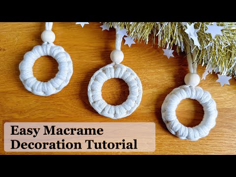 Macrame Christmas Ornament
