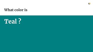 Teal color #008080 hex color - Blue color - Warm color 008080