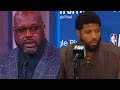 Shaq  charles barkley cant believe paul george response to losing game 5