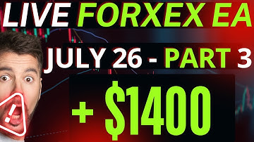 Forex Scalping EA Real Results – July 26, 2025  Part 3 by Michael Joseph