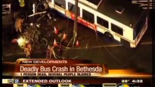 Deadly bus crash in Bethesda