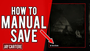 Red Dead Redemption 2 PS4 Tutorial - How To Save The Game - How To Do A Manual Save
