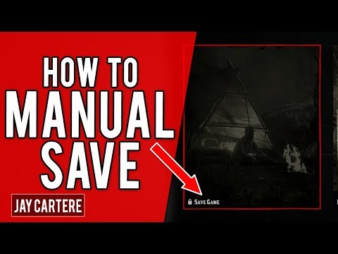 Red Dead Redemption 2 PS4 Tutorial - How To Save The Game - How To Do A Manual Save