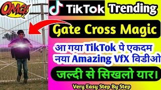 Tiktok New Trending Vfx Tutorial Cross Gate Like Air Gate Transparent Kinemaster Editing