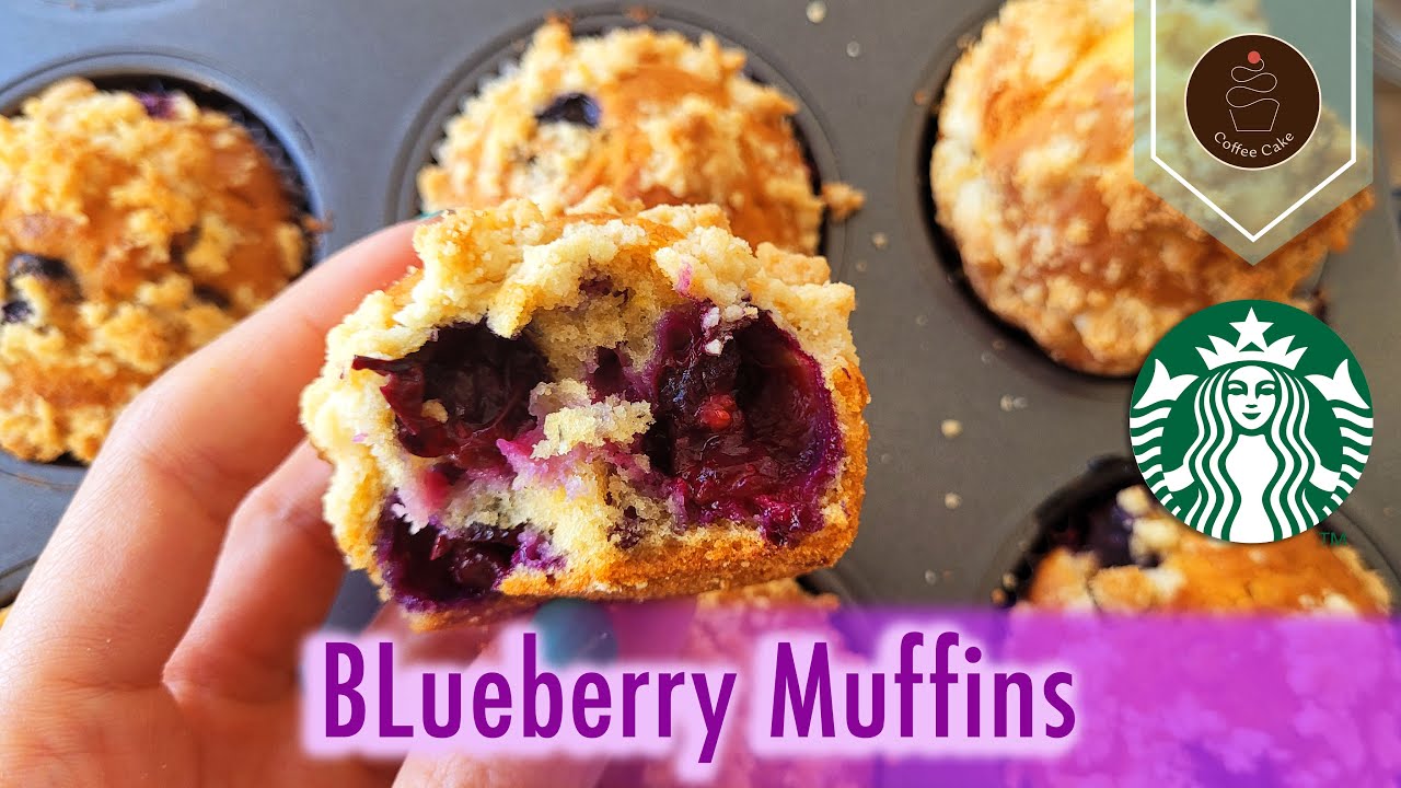 Starbucks Very Berry Muffin tarifi 🫐 Blueberry Muffin Recipe
