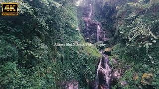 FREE DOWNLOAD [4K] Video Drone Pemandangan Alam Air Terjun Alap Alap dengan lagu sinematik 30 detik