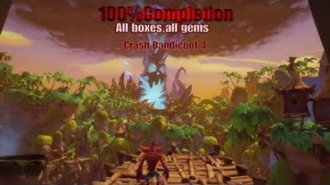 Snow way out Hidden gem, all boxes all gems Crash Bandicoot 4