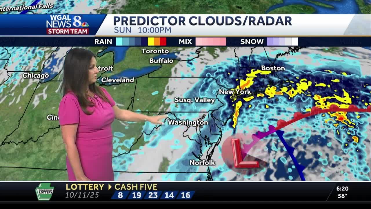 Rain chances stick around today & Monday then dry rest of the week in ...