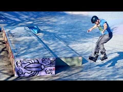 Peace on Aggressive Inline Skates
