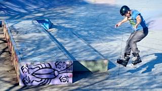 Peace on Aggressive Inline Skates
