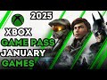Xbox Game Pass January Games 2025