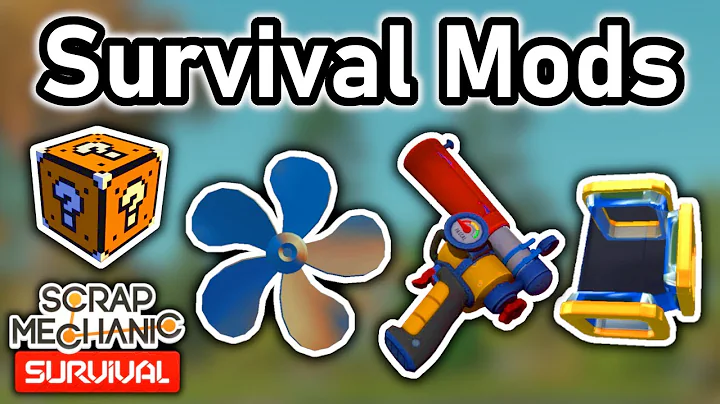 10 EPIC Survival Mods YOU Should Know! (Scrap Mechanic Mod Showcase)