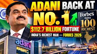 ADANI BACK AT NO.1 $ 112.7 BILLION FORTUNE INDIA RICHEST MAN FORBES 2026 | IDNews