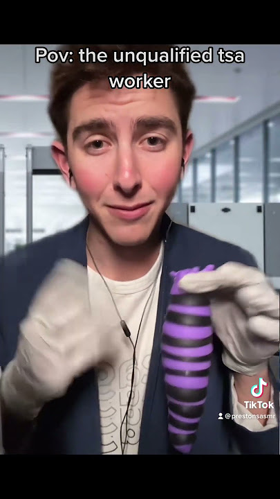 Worst Reviewed TSA Employee #asmr #roleplay