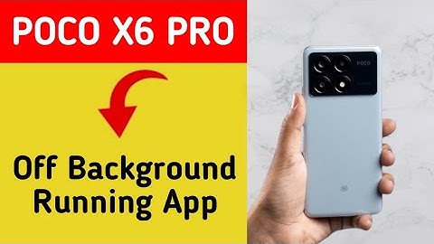 How to turn off background running app, Poco X6 pro me auto launch app Kaise off Karen