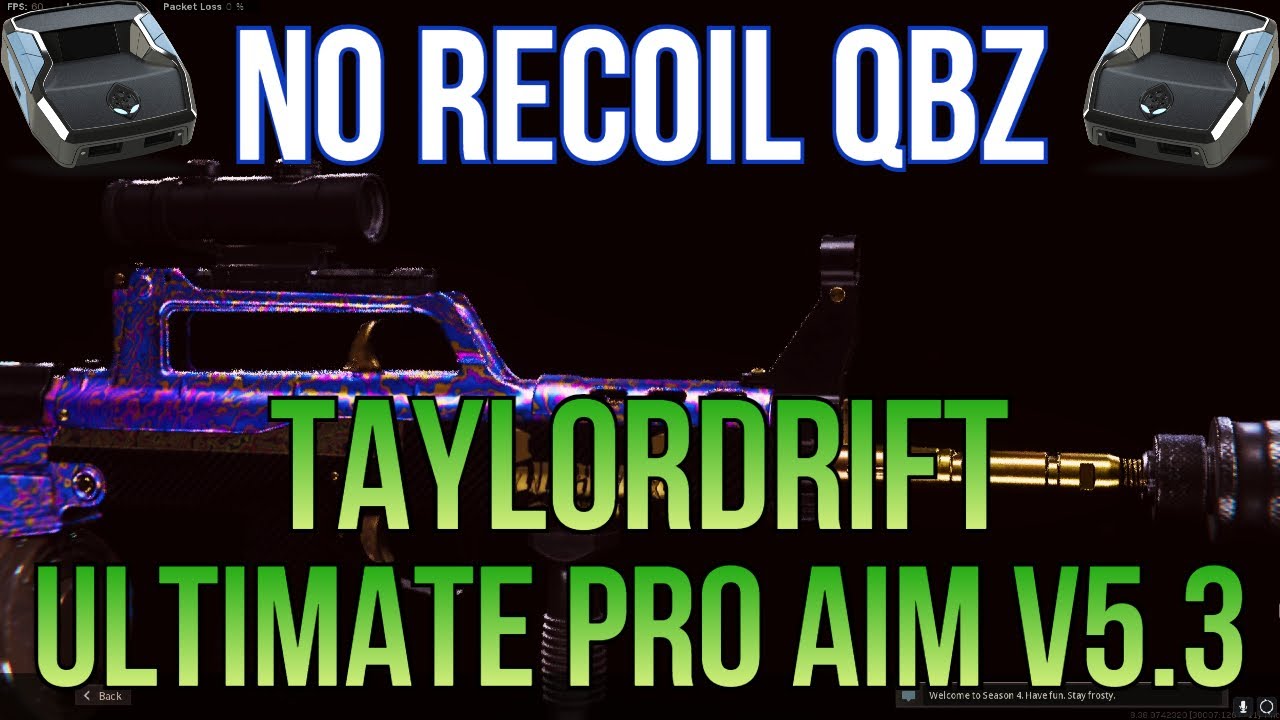 NO RECOIL QBZ | Taylordrift Ultimate Pro Aim v5.3 | Cronus Zen | Anti Recoil | COD: Warzone