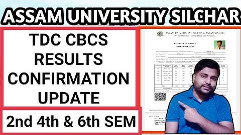 TDC Cbcs Result confirmed today | BA & Bcom results | Assam University | Pranoy Roy