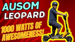 AUSOM LEOPARD 1000W SCOOTER REVIEW! Could Be The Best Priced  Electric Scooter in 2023! Only $899!