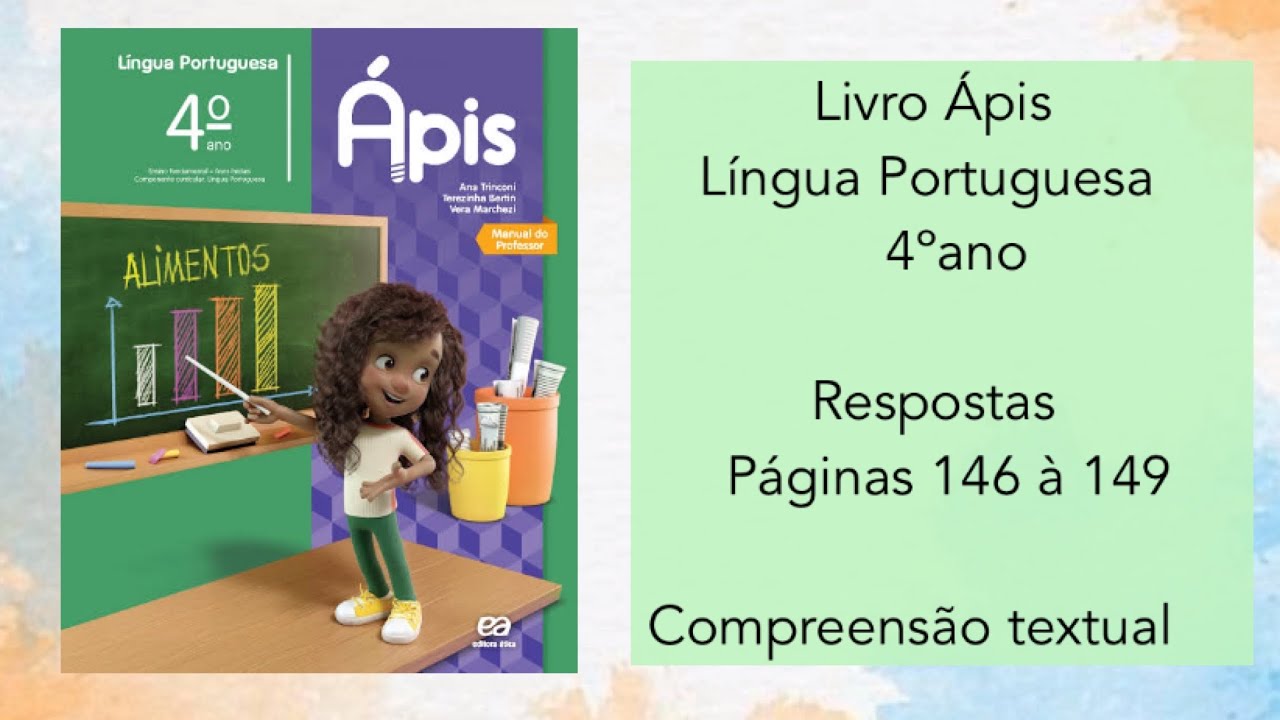 respostas livro Ápis de português- 4º ano- páginas 146 à 149