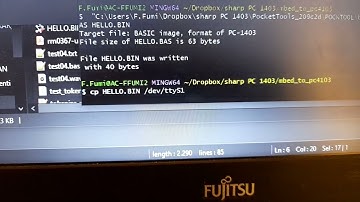 Sending file using serial port