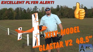 Unveiling the Xfly-Model Glastar V2: The RC Plane You've Been Waiting For! #rc #aeroplane #aviation