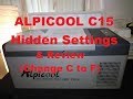 Alpicool c15 12v Compressor Fridge/Freezer Review - Hidden Settings (change C to F) PLEASE SUBSCRIBE