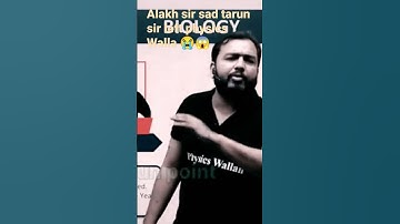 Alakh sir sad tarun sir left physics Walla 😭😱 #pw #alakhpandey #motivation #pw_talks #physicswallah