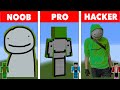 NOOB VS PRO VS HACKER Minecraft Pixel art✨Dream
