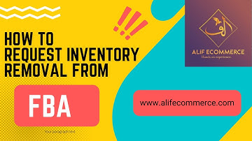 How to remove Amazon FBA inventory from a fulfillment center by Engr Kiran Waqas