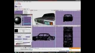 Zmodeler2.Тонировка авто.